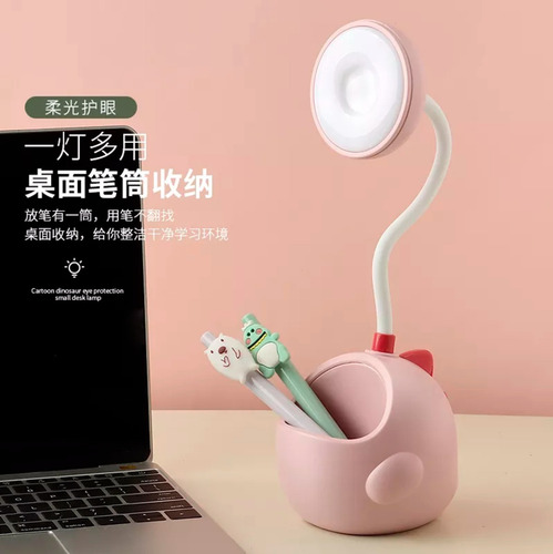 Imagen 4 de 10 de Lampara De Escritorio Luz Led Recargable / Porta Lapiceros