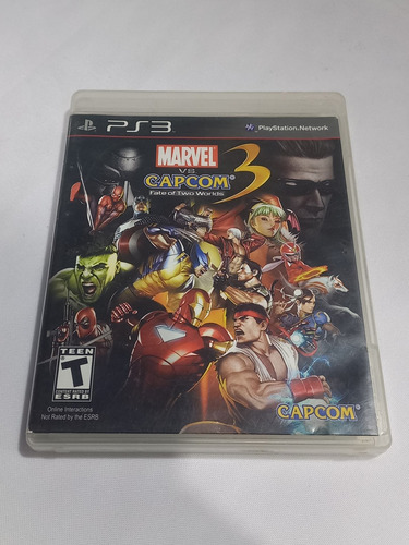 Marvel Vs Capcom 3 Fate Two Worlds Ps3 Playstation 3 