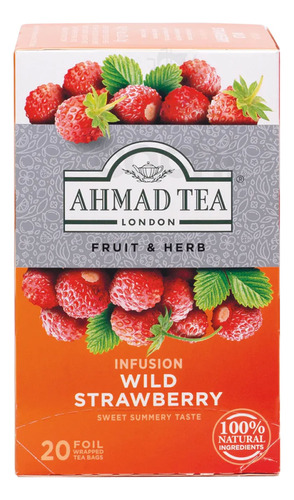 Te Ahmad Caja X 20 Bags Infusión Wild Strawberry