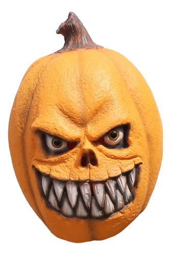 Máscara De Cabeza De Calabaza De Halloween, Casco Aterrador