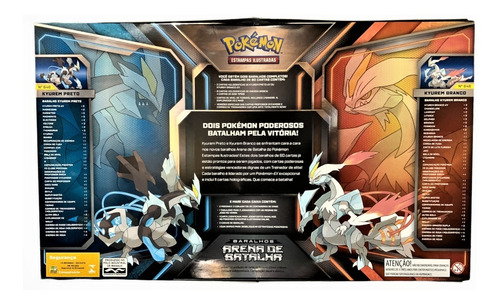 Imagem 2 de 3 de Pokemon Arena De Batalha Kyurem Preto Vs Kyurem Branco Copag