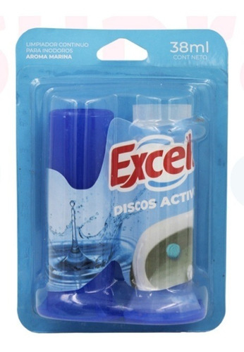 Discos Activos Excell 38ml Desodorante Wc