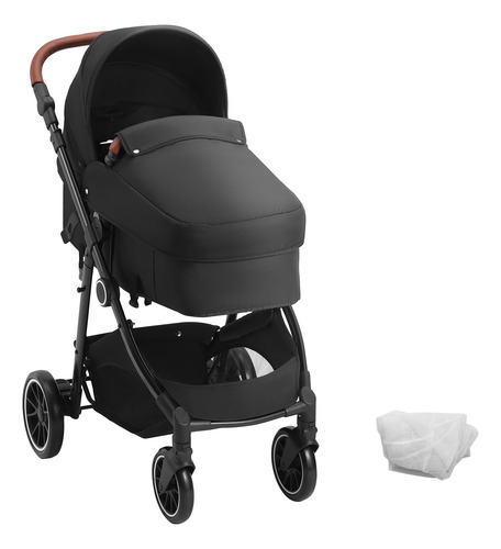 Carreola Bebe Con Portabebe Carriola Baston Negro 3 Ajuste