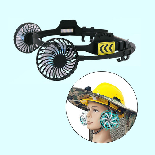 D Accesorios De Casco De Seguridad Portátil Ventilador