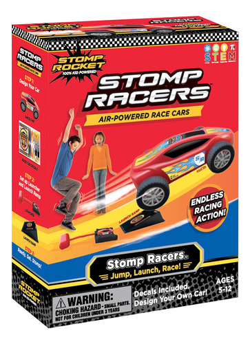 Stomp Racers Stem - Lanzador Y Rampa De Juguete Alimentado P