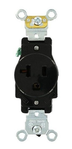 Receptáculo Industrial Leviton 20a, 125v, Autogrounding