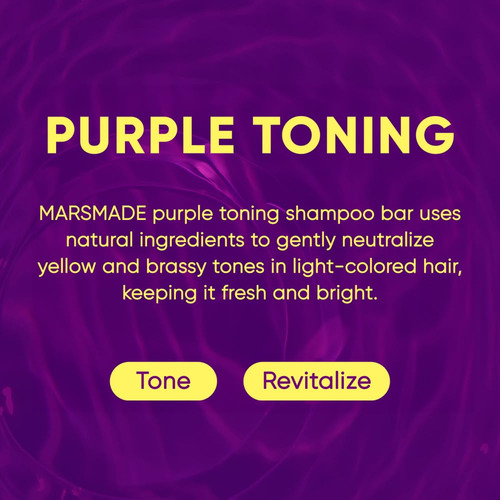 Barra de champú hidratante Mars Made Purple Toning 2.0 120 g