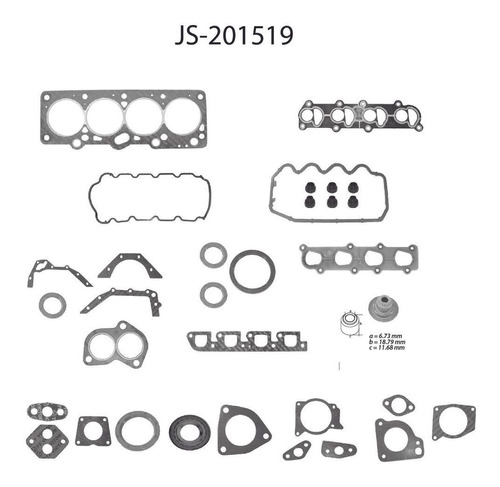 Kit Juntas Ford Escort Mid 1995-1996 1.9v 4l