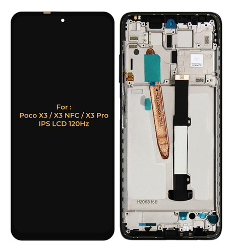 Pantalla Lcd Con Marco Para Xiaomi Poco X3 Pro M2102j20sg