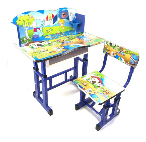 Mesa Y Silla Estudio Infantil Ajustable Niño Escritorio 0158