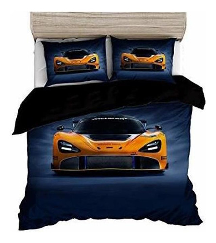 Fundas Para Edredones - Abojoy Orange Sports Car Duvet Cove