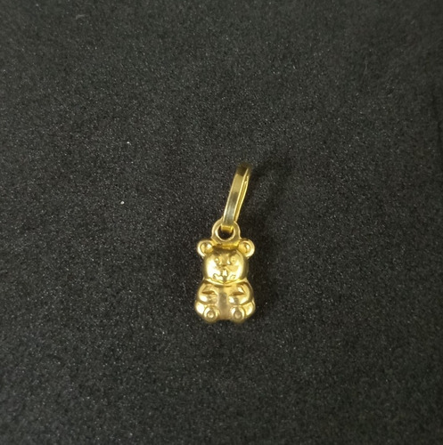 Dije De Oso De Oro 18k 0.6 Gramos 