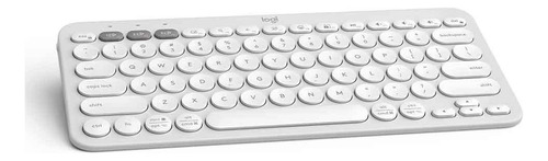 Teclado Sem Fio Logitech Pebble Keys 2 K380s Branco