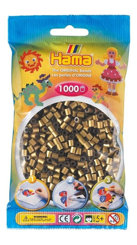 Hama Beads Midi Perler 1000 Unid. Color Bronce Pixel Art