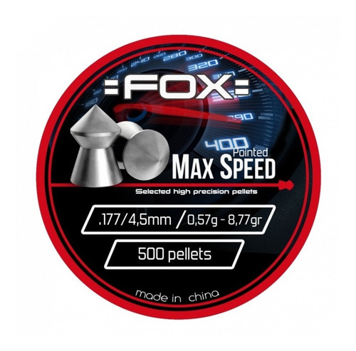 Balines Fox Max Speed Cal 4,5mm - 8,77 X 500u