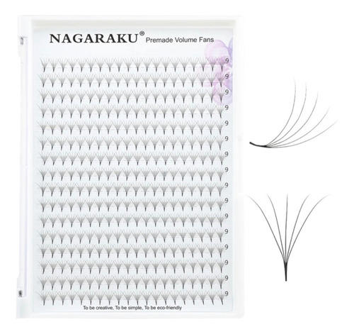 Nagaraku Abanicos Prearmados Volumen 5d / 0.07 C / D Mix