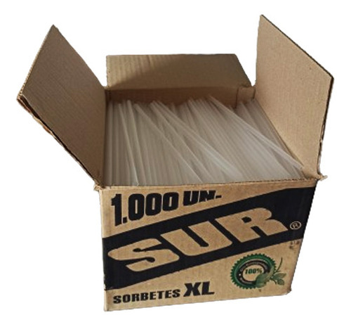 Sorbete Plastico Sur Xl Color Transparente Pack X 1000u