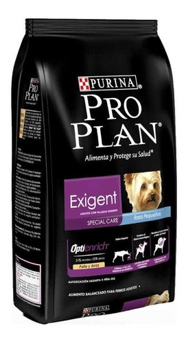 Alimento Perro Proplan Exigente Optienrich Raza Pequeña 3kg