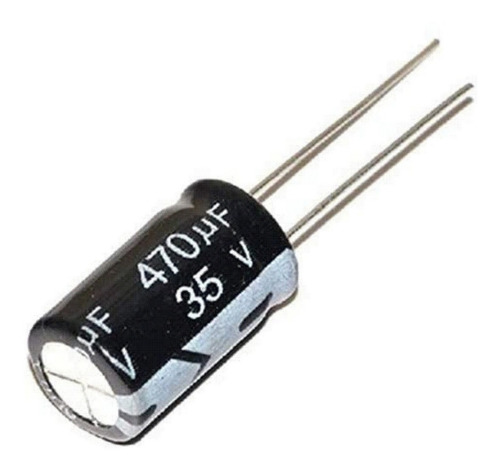 Condensador Electrolítico 470uf 35v 105ºc (2 Pzas)