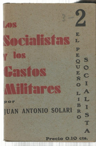 Solari Socialistas Y Gastos Militares Pequeño Libro Social 2