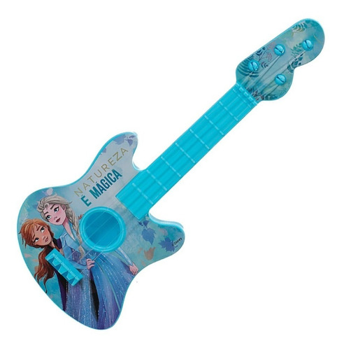 Brinquedo Guitarra Infantil Musical À Corda Disney Frozen