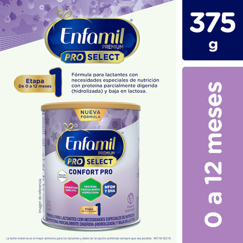 Leche De Fórmula En Polvo Mead Johnson Enfamil Pro Select En Lata De 375g 0 A 12 Meses