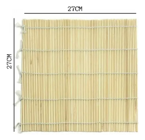 Pack De 6 Estirillas De Bamboo Para Preparar Sushi