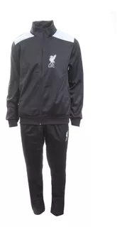 Conjunto Agasalho Liverpool Masculino Preto Oficial Nfe