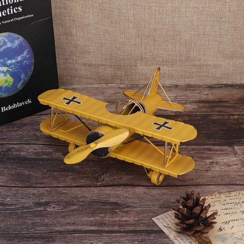 Modelo De Avión Retro, Modelo De Avión De Hierro, Artesanía