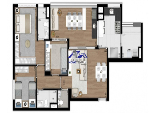 Belo Apartamento Com 2 Dormitórios, No Ipiranga - São Paulo. - 2212 - 67874795