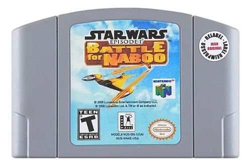 Star Wars Battle For Naboo Original Nintendo 64 N64