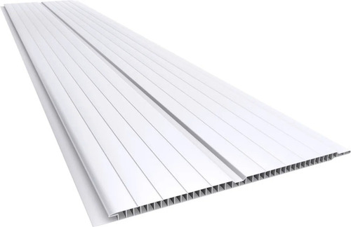 Imagen 1 de 3 de Tabla Pvc Cielorraso Blanco 1,5 Mt Largo, 6mm Espesor X Unid