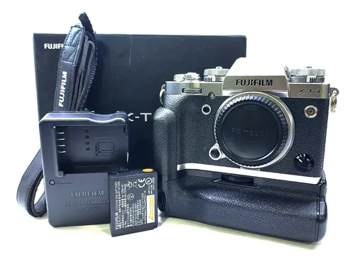 Câmera Fujifilm X-t3 Silver + Grip Vertical Vg-xt3 | MercadoLivre