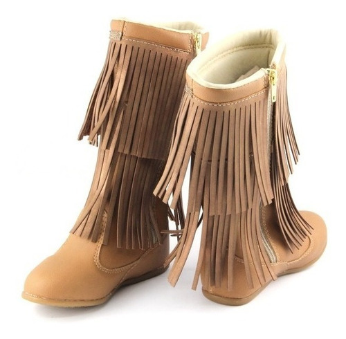 Bota Infantil Franja Kids Baby Menina Feminina Fashion N20 | Mercado Livre