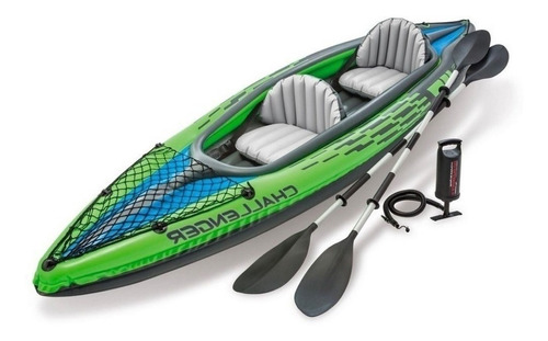 Kayak Challenger K2 Inflable 2 Pers. 351x76x38cm Intex Cuota