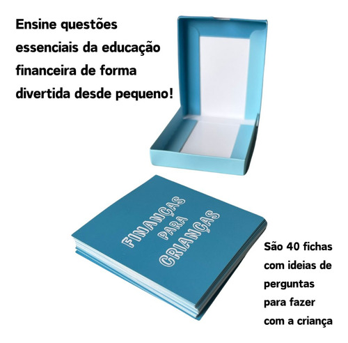 Finanças Para Crianças: 40 Perguntas Para Ter Conversas Legais Sobre Dinheiro E Futuro Livro Em Blocos, Editora Matrix