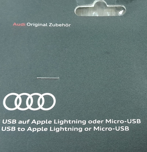 Cables Usb Apple Y Android Micro Usb  Audi Original 