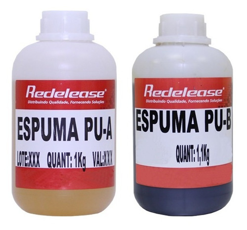 Espuma Pu Poliuretano Cola Isopor Enchimento A + B 2,100 Kg