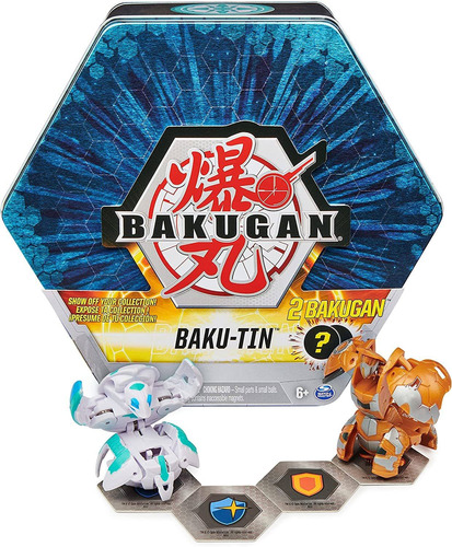 Bakugan Baku-tin, Lata De Almacenamiento Premium Para Colecc