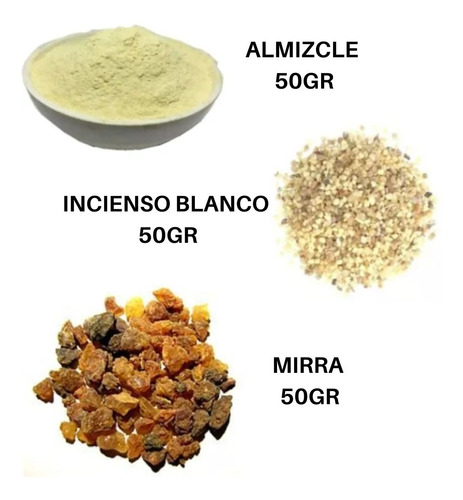 Mirra Almizcle Incienso Blanco Pack 150gr