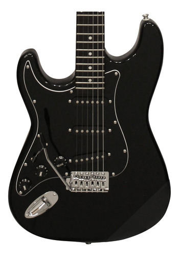 Sawtooth Guitarra Electrica Para Zurdo Estilo St Negro