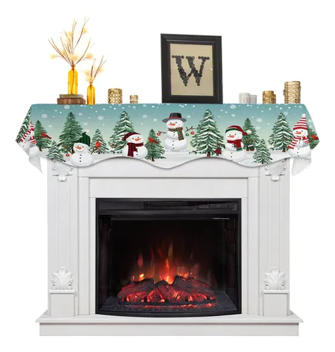 comprar Bufanda Mantel Muñeco Nieve Navidad 70 X 17  Decoracion Para
