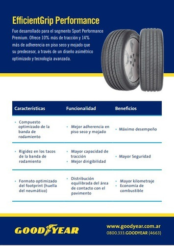 205/50 R17 Goodyear Efficientgrip Performance 89 V