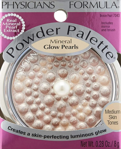 Physicians Formula Iluminador En Polvo Glow Pearls Tono Del Maquillaje Bronze Pearl