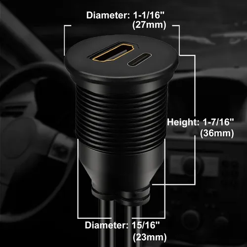 Batige Micro Hdmi Macho A Hdmi Hembra Y Tipo C 3.1 Macho A H