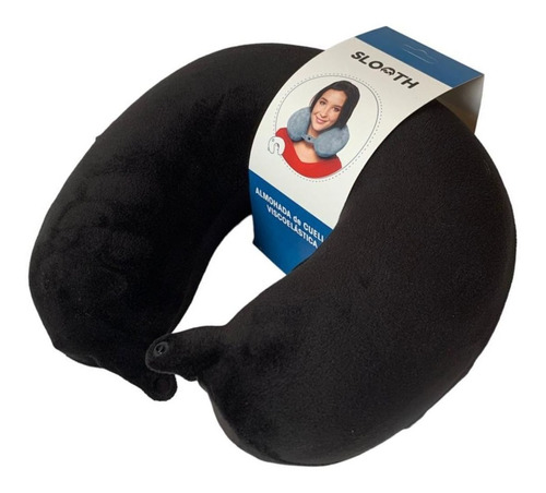 Almohada Inteligente Viscoelastica Cervical Viaje Grande Pro