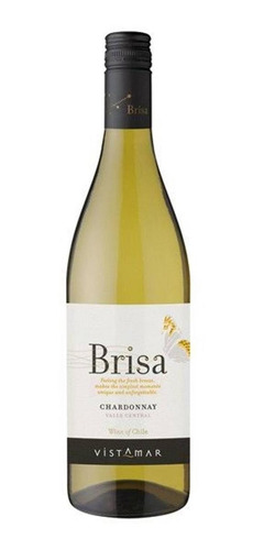 Pack De 6 Vino Blanco Vistamar Brisa Chardonnay 750 Ml