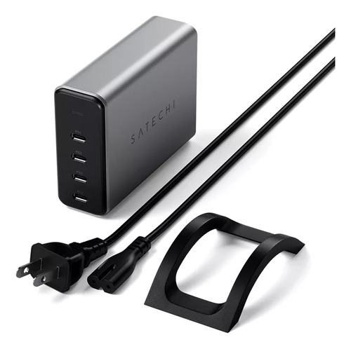 Cargador Macbook Universal Usb-c 4 Puertos 165w Satechi