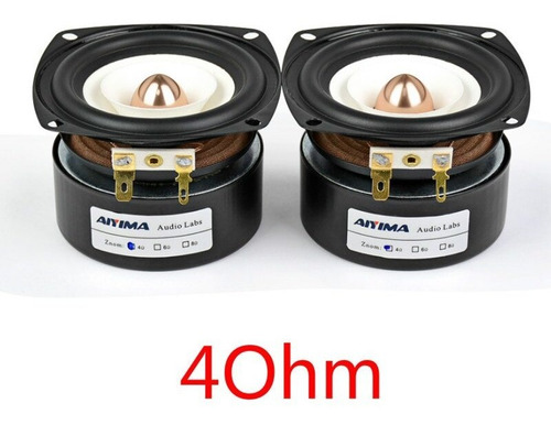 2 Parlantes De Rango Completo De 3 Pulgadas, 4 Ohmios 15 W 