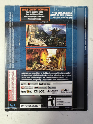 Uncharted 2 - Juego Ps3 (Usado)